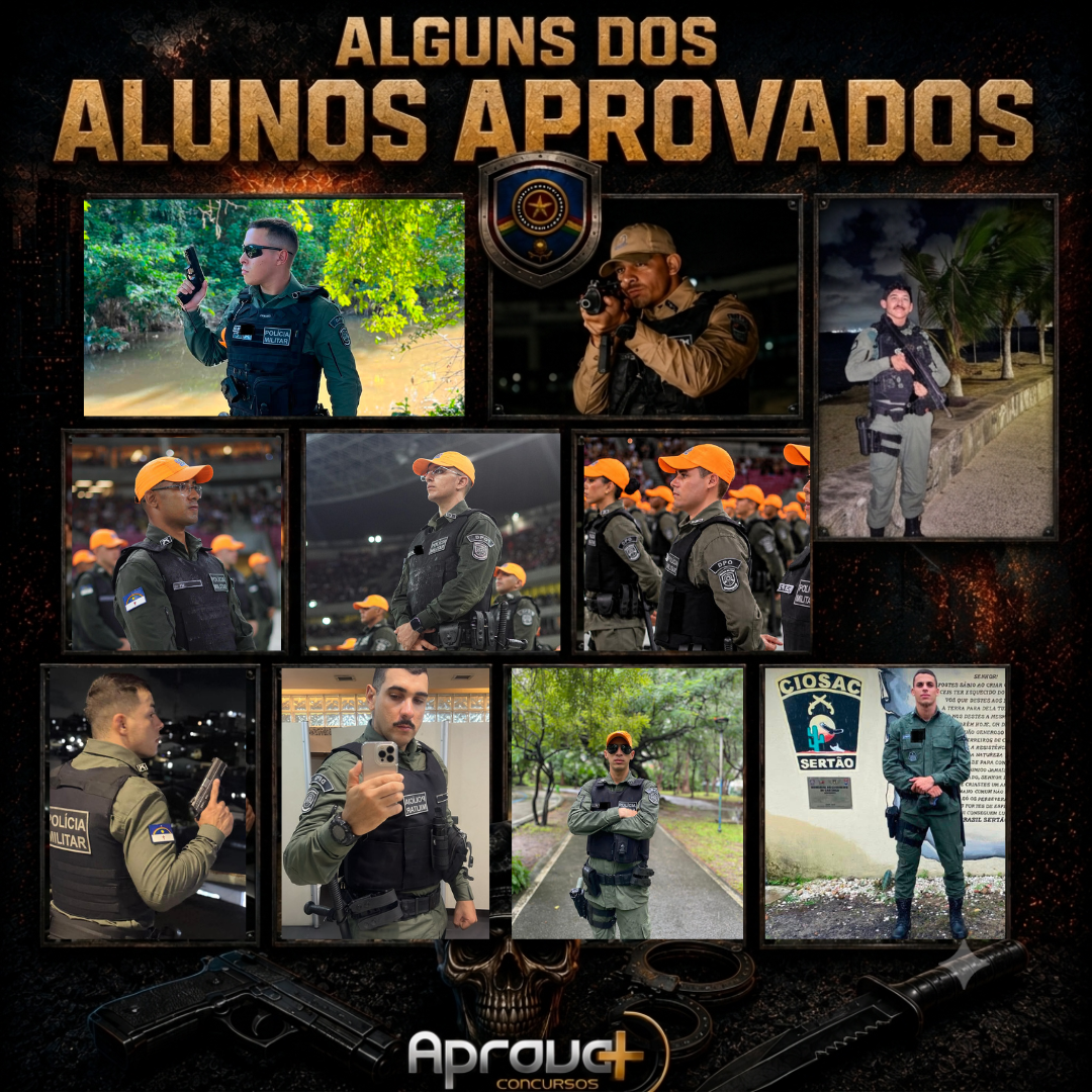Alguns dos alunos aprovados do Aprova+ Concursos